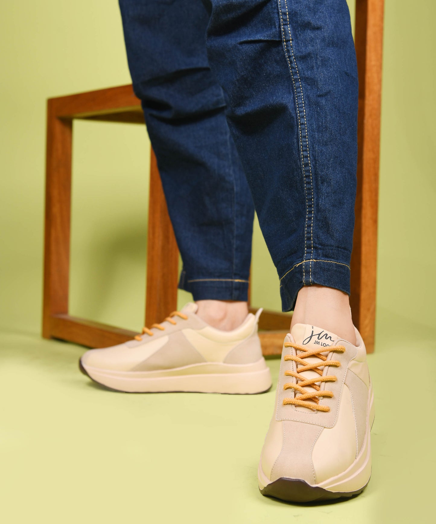 Chunky Lace-Up Sneakers with Cushioned Sole