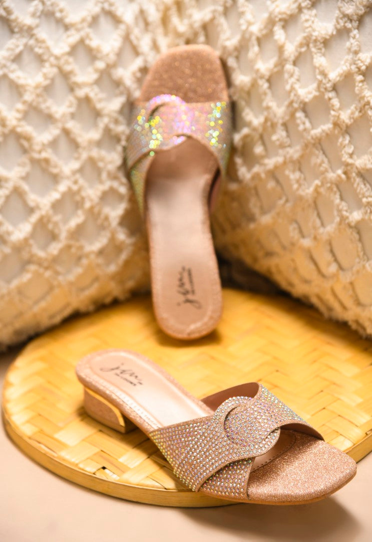 JM Looks women's mules with an embellished strap and a buckle-like detail
 Sultan