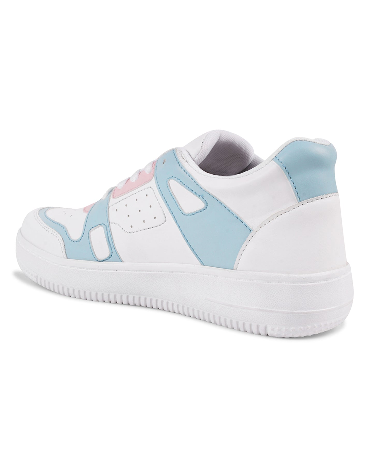 Jm Looks Women's White-Blue Sports Sneakers – Lightweight Running Shoes Blue