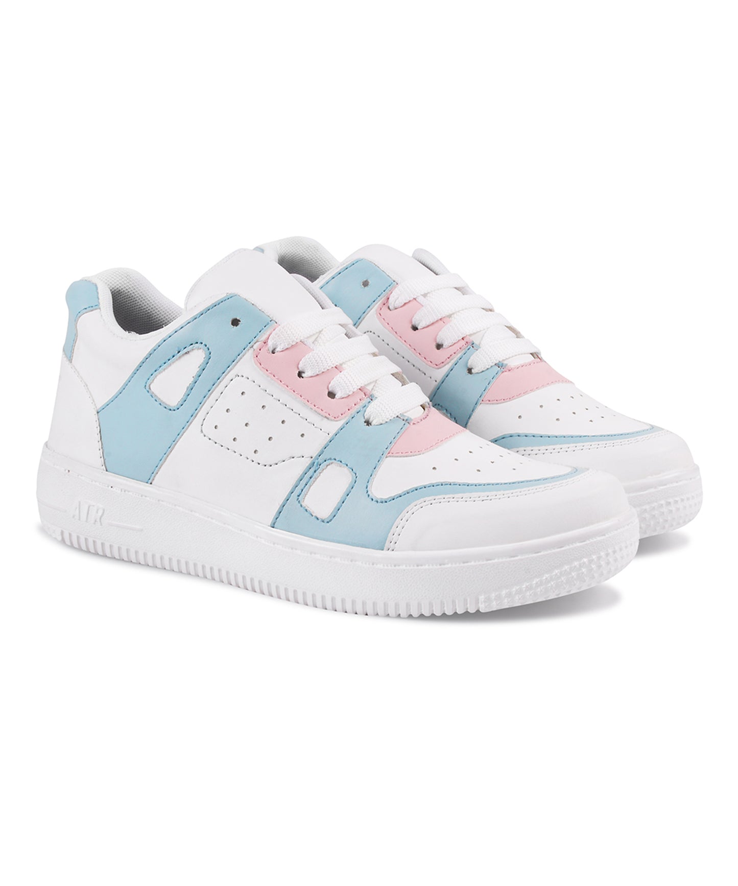 Jm Looks Women's White-Blue Sports Sneakers – Lightweight Running Shoes Blue