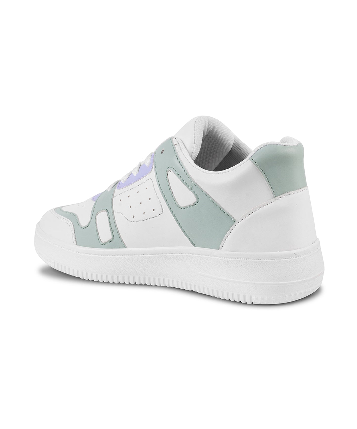 Jm Looks Women's White-Blue Sports Sneakers – Lightweight Running Shoes Green