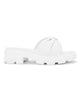 Knotted Strap Stylish Slippers in White / 36