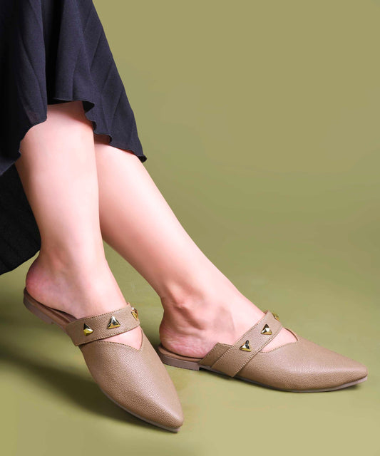 Nude Heel Sandals for Women | Everyday Elegance | JM Looks Beige