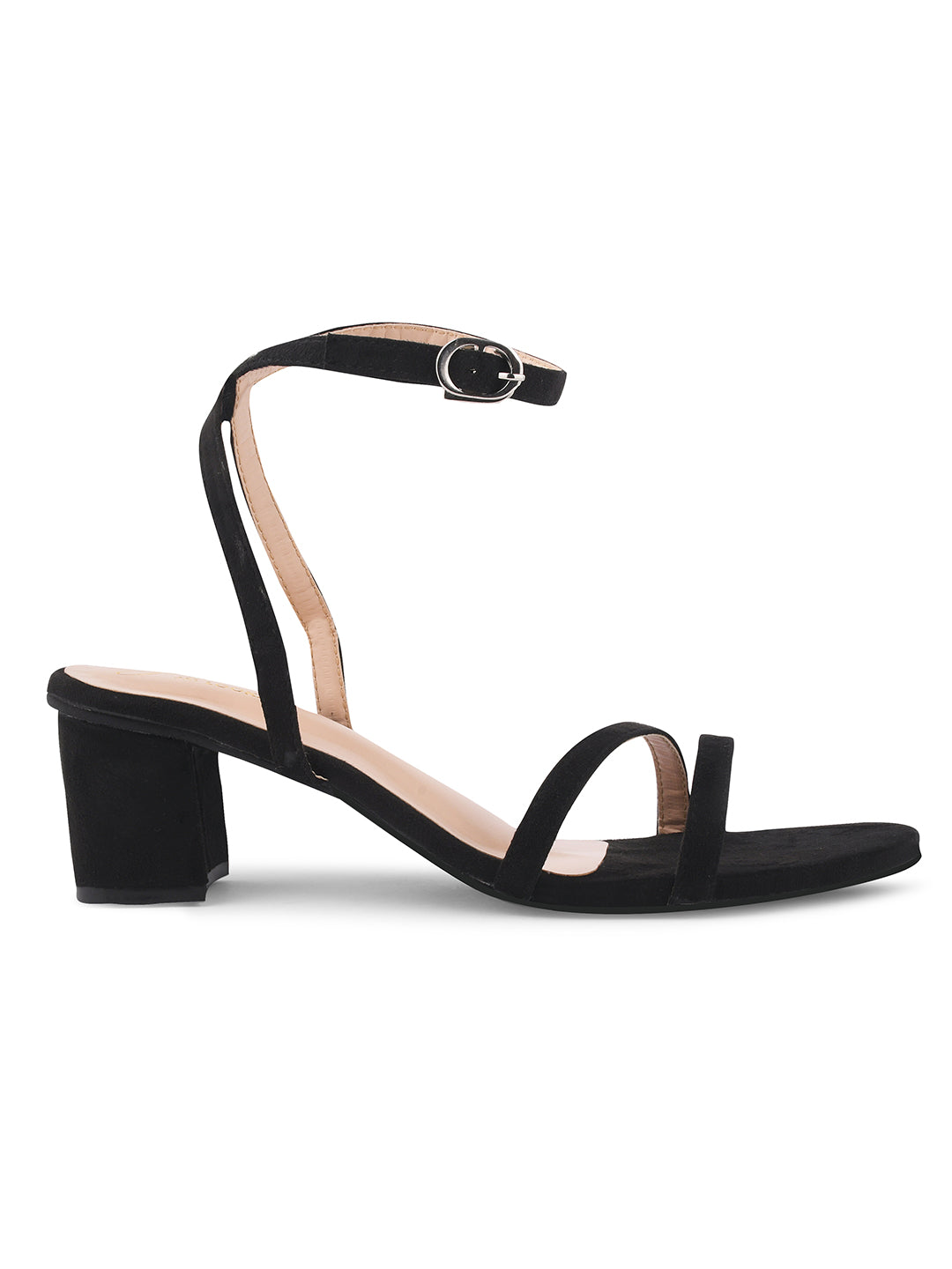 Jm Looks Women's Block Heel Ankle Strap Sandals