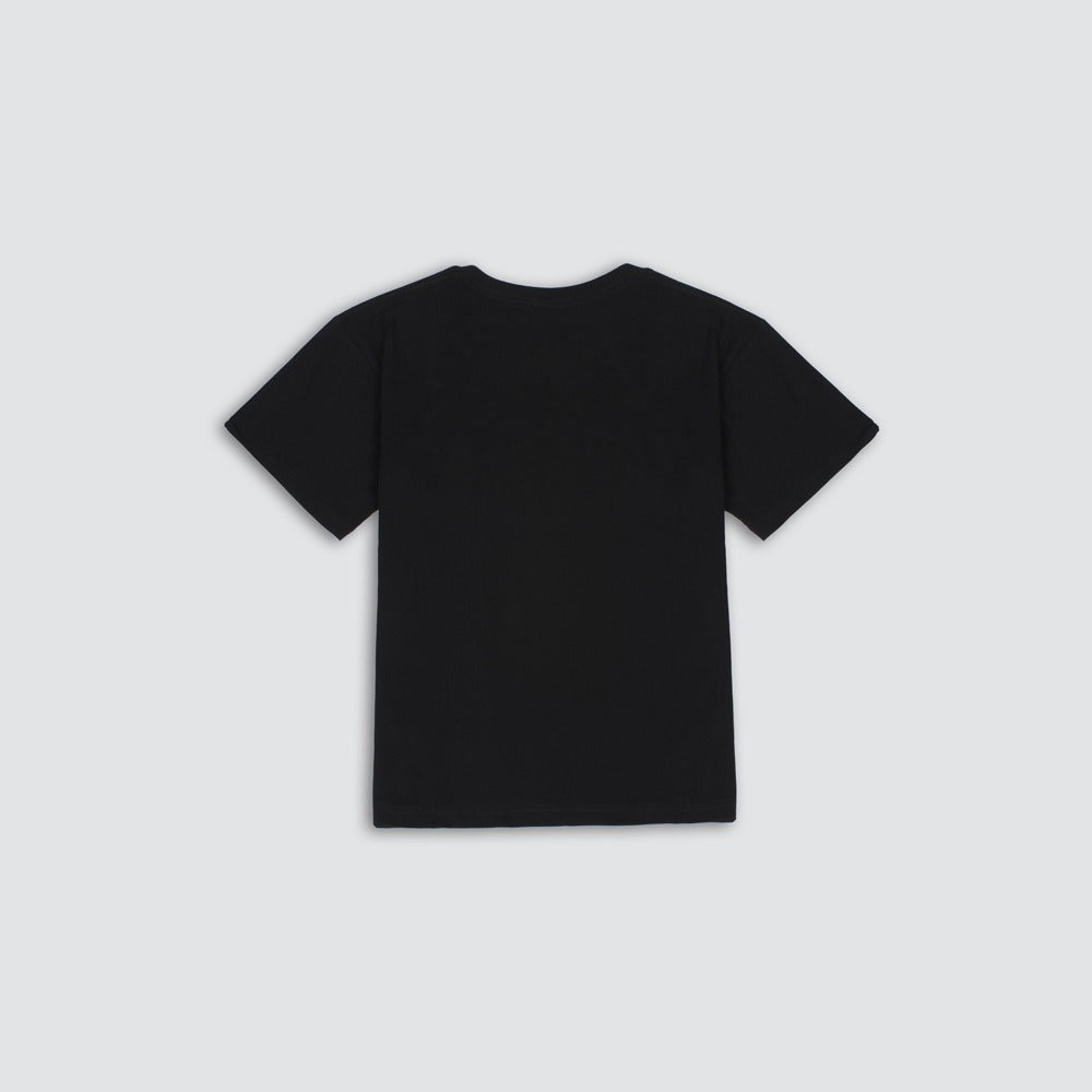Black Oversized Graphic Printed T-Shirt