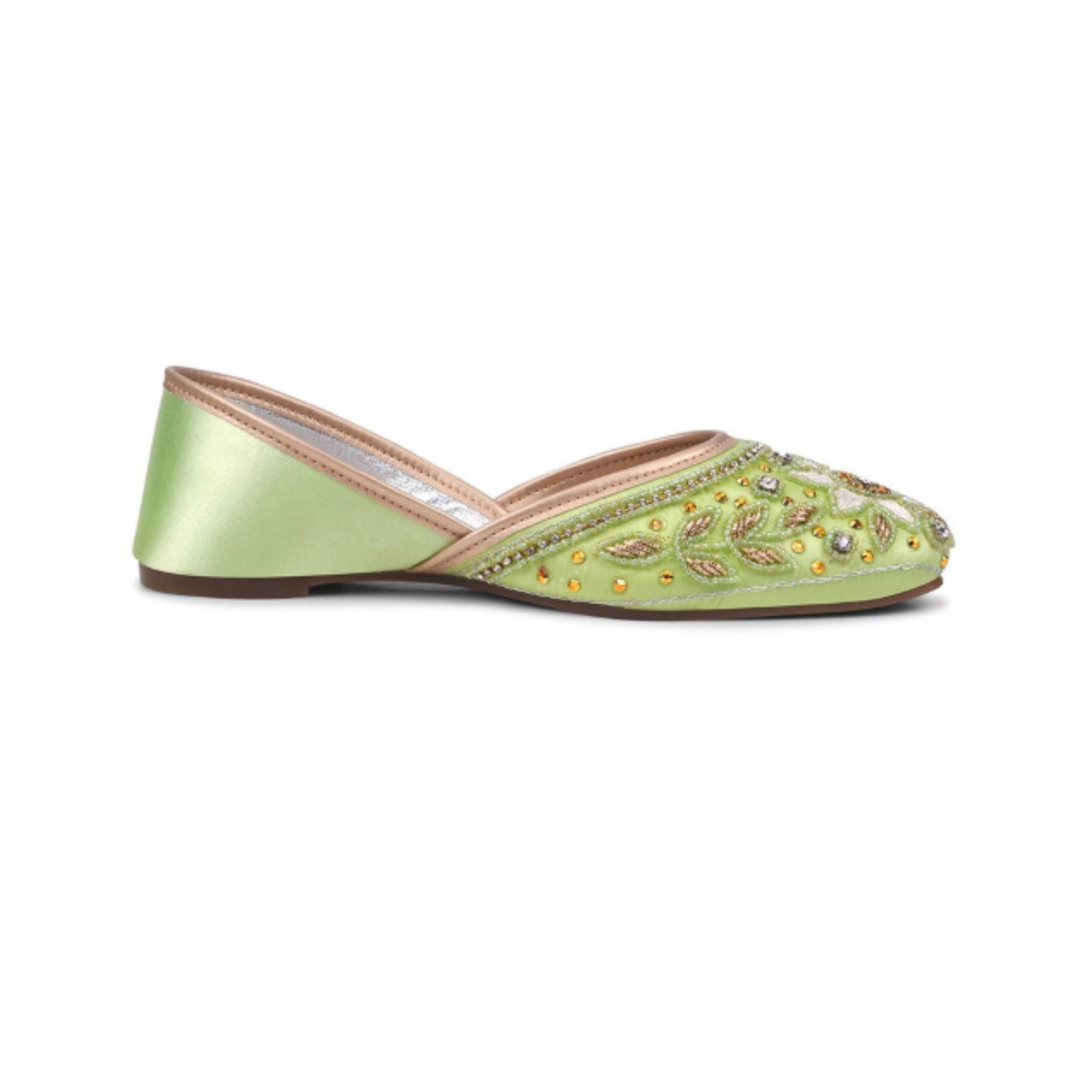 Women Embellished Floral Ethnic Juttis