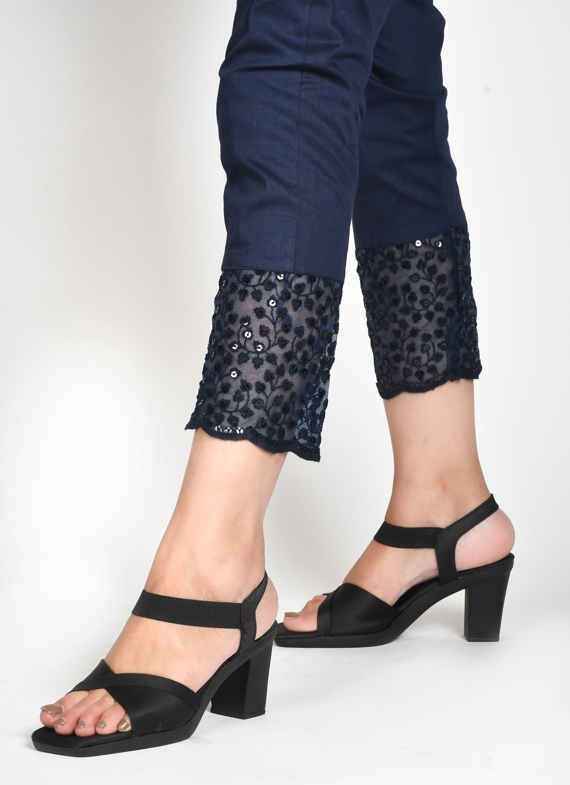 Shop Now Chunky Sandals with Ankle Strap  for Women's & Girls at JM LOOKS Black