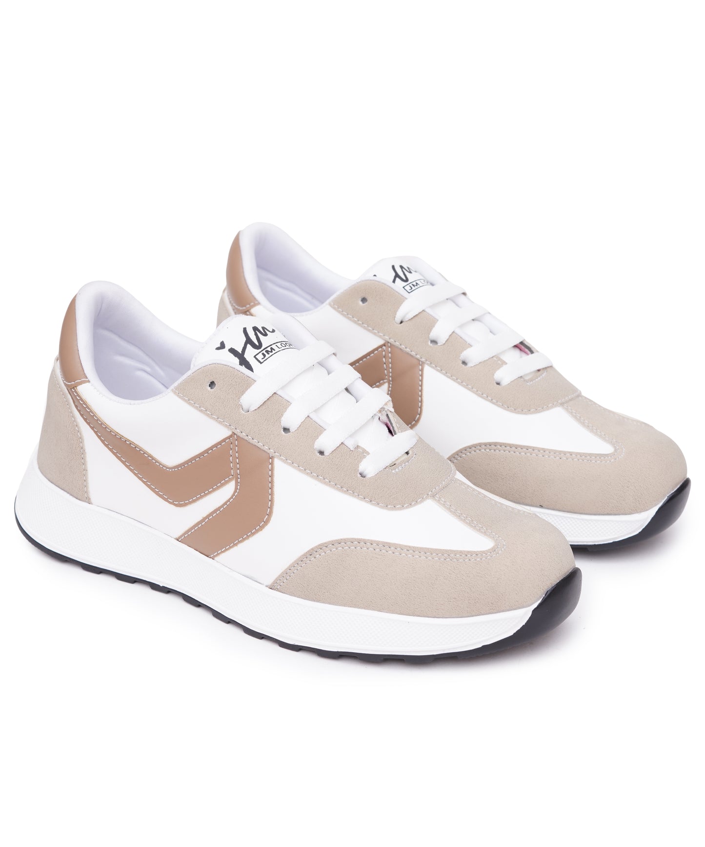 Beige-White