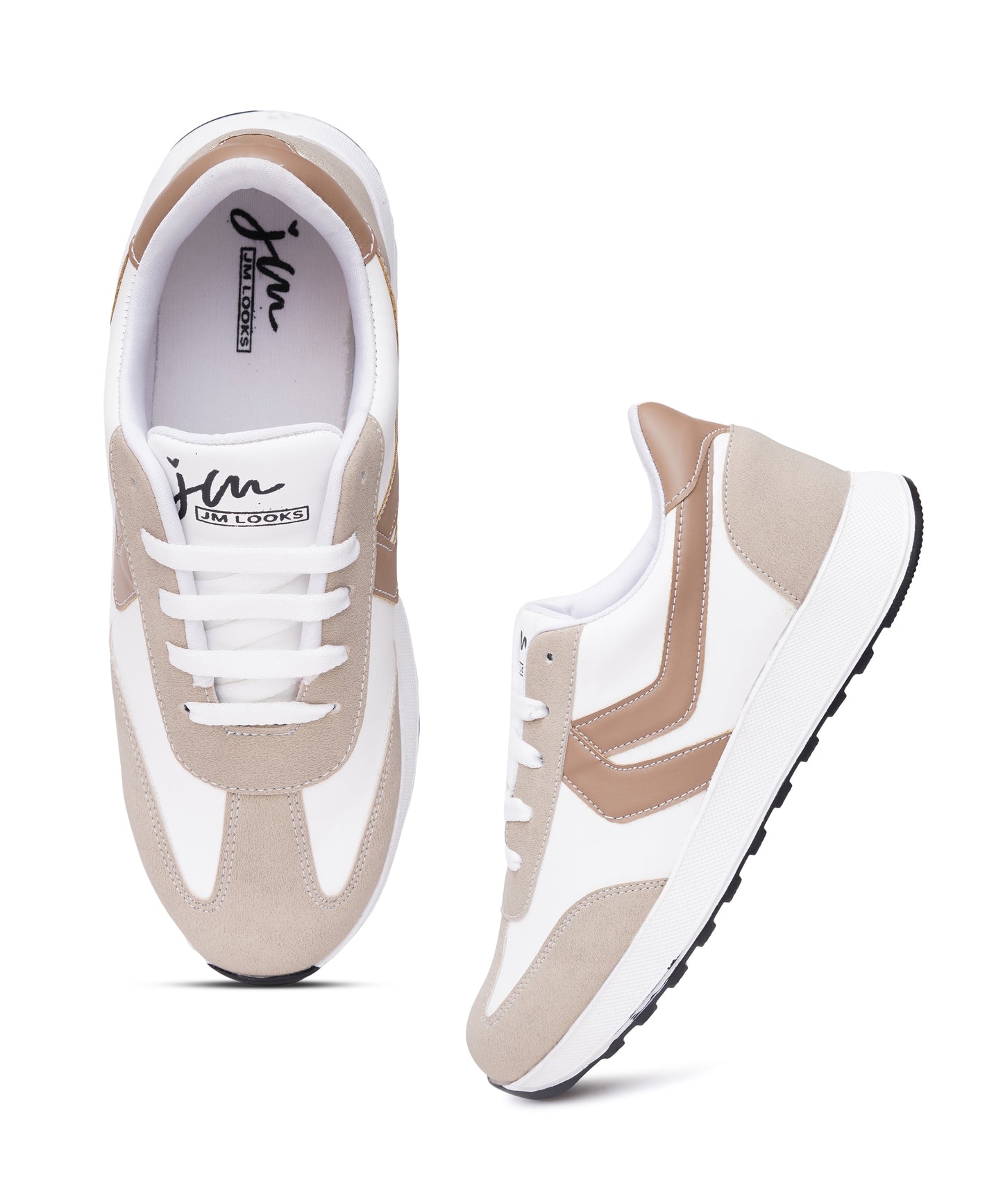 Beige-White